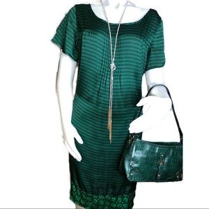 Women JBC short sleeves midi dress , sz L